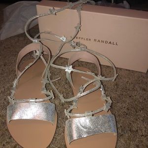Loeffler Randall Silver starla sandal